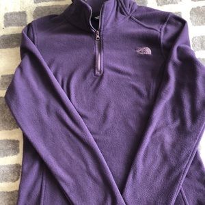 Purple The North Face Fleece